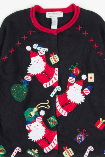 Black Ugly Christmas Cardigan 57827