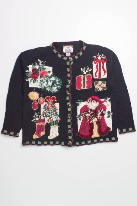 Black Ugly Christmas Cardigan 58557