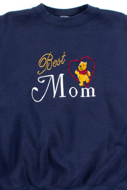 Vintage Winnie The Pooh Best Mom Sweatshirt