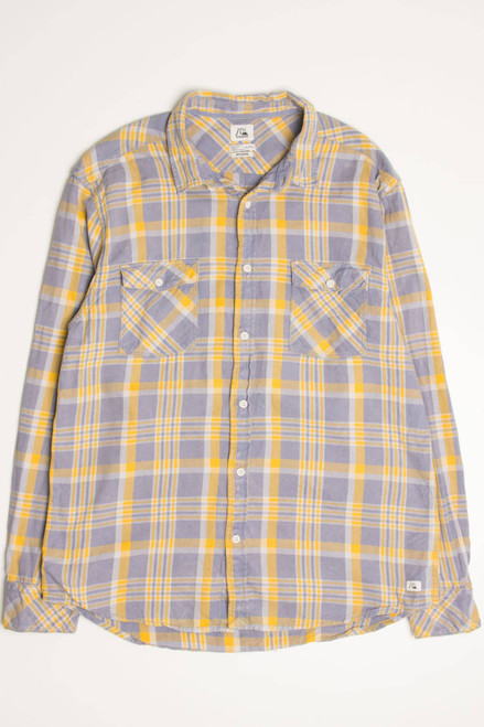 Yellow Quicksilver Flannel Shirt 4286