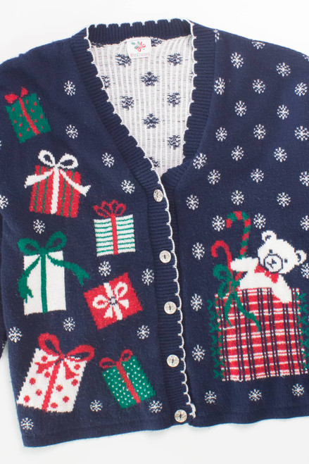 Blue Ugly Christmas Cardigan 58580