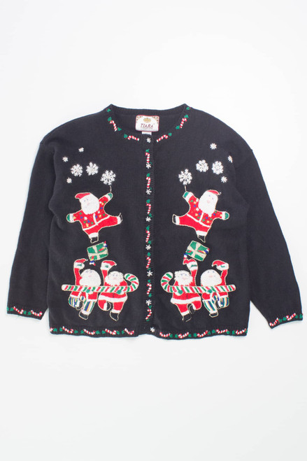 Black Ugly Christmas Cardigan 58582