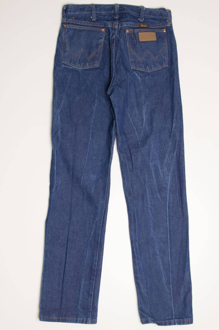 Wrinkle Faded Wrangler Denim Jeans (sz. W32 L34) 1