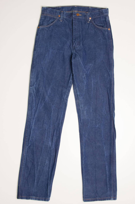 Wrinkle Faded Wrangler Denim Jeans (sz. W32 L34) 1