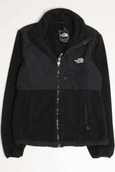 Black North Face Fleece Zip Up Jacket