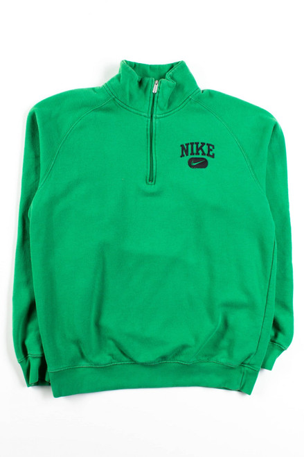 Green Nike Quarter Zip Sweatshirt