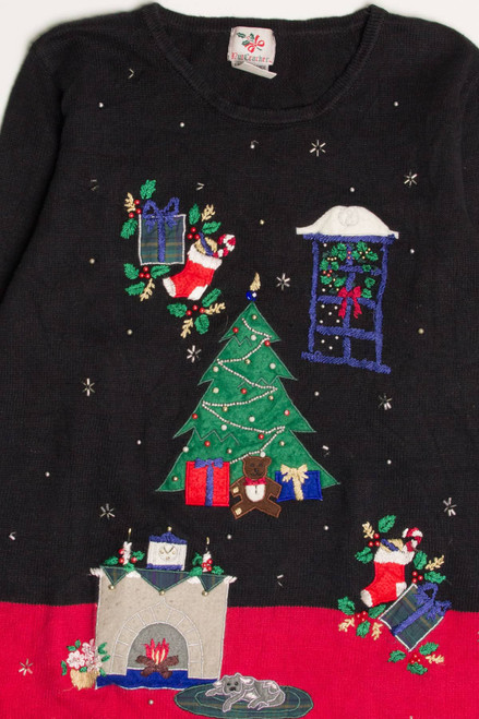 Black Ugly Christmas Pullover 57868