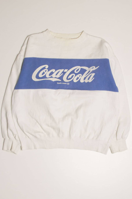 Vintage Coca-Cola Stripe Sweatshirt