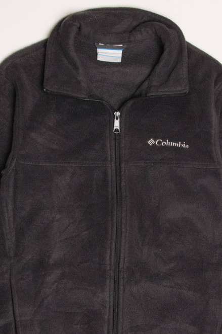 Black Columbia Fleece Zip Up Jacket 1