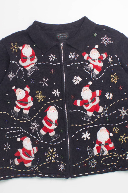 Black Ugly Christmas Cardigan 58569