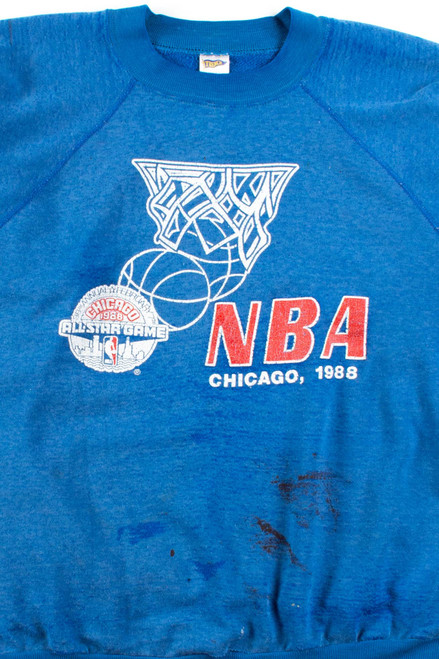 Vintage Distressed NBA All Star Game Sweatshirt (1988)