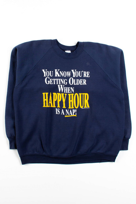 Vintage Happy Hour Is A Nap Sweatshirt