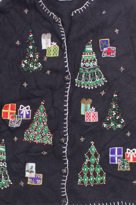 Black Ugly Christmas Cardigan 58458