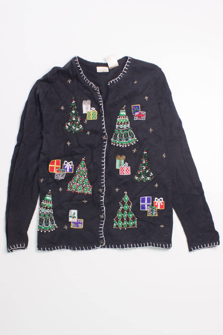 Black Ugly Christmas Cardigan 58458