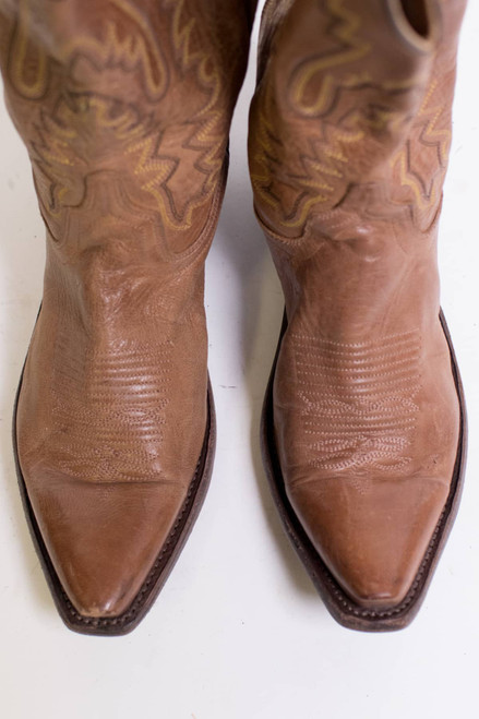 Vintage Old West Cowboy Boot (9 D)