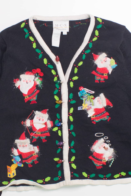 Black Ugly Christmas Cardigan 58575