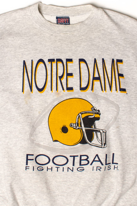 Vintage Notre Dame Football Sweatshirt (1990s)