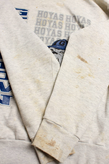 Vintage Stained Georgetown Hoyas Sweatshirt