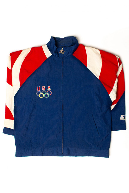 Vintage USA Olympics Eagle Starter Jacket (1990s)