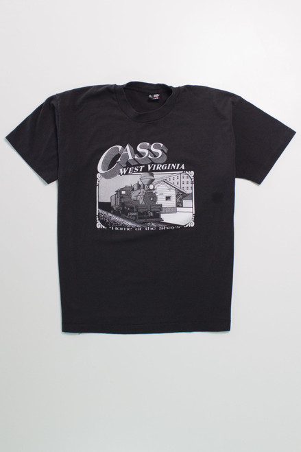 Vintage Cass West Virginia Train T-Shirt