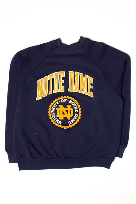 Vintage University Of Notre Dame Sweatshirt