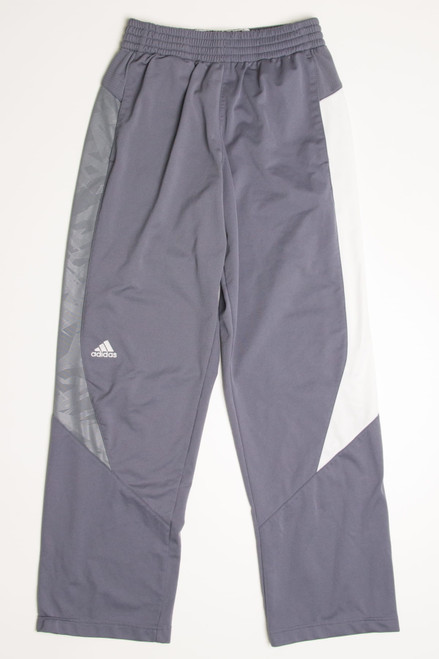 Grey Side Panels Adidas Track Pants (sz. M)