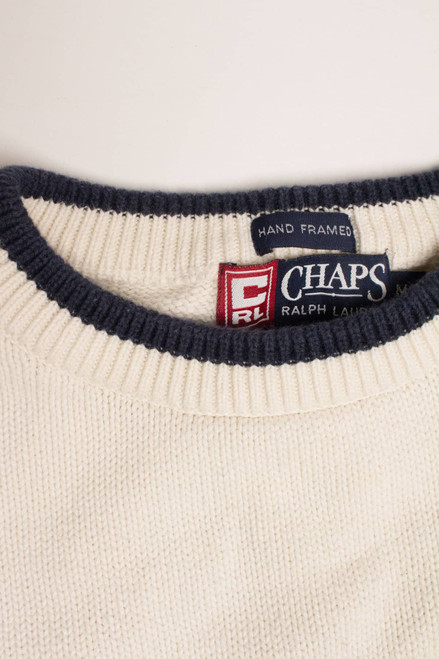 Chaps Striped Chest Sweater 3530