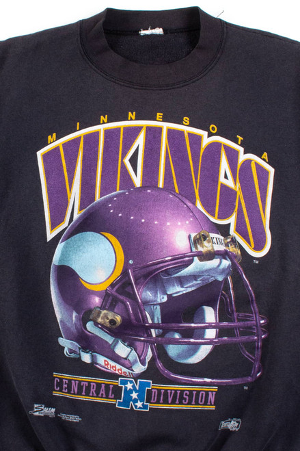 Vintage Minnesota Vikings Cutoff Sleeve Sweatshirt (1992)
