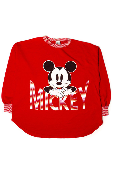 Vintage Mickey Pajama Top Sweatshirt (1990s)
