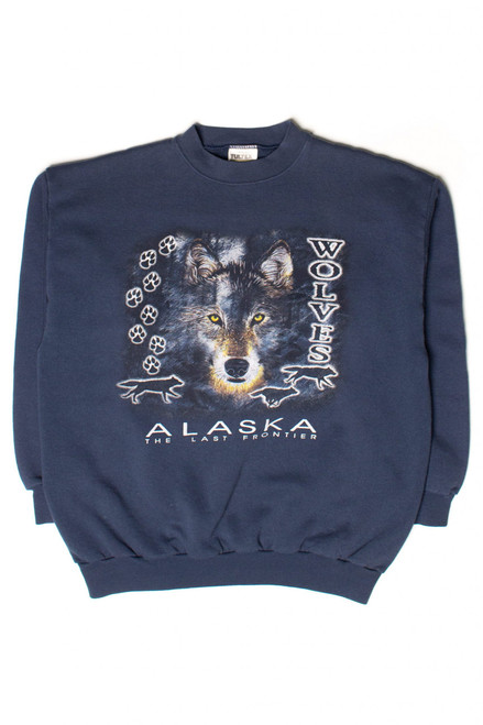 Vintage Alaska Wolves Sweatshirt (1990s)