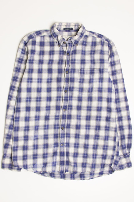 Blue St. John's Bay Flannel Shirt 4356