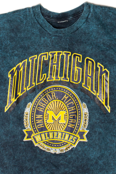 Vintage Michigan Wolverines Stone Washed T-Shirt (1990s)