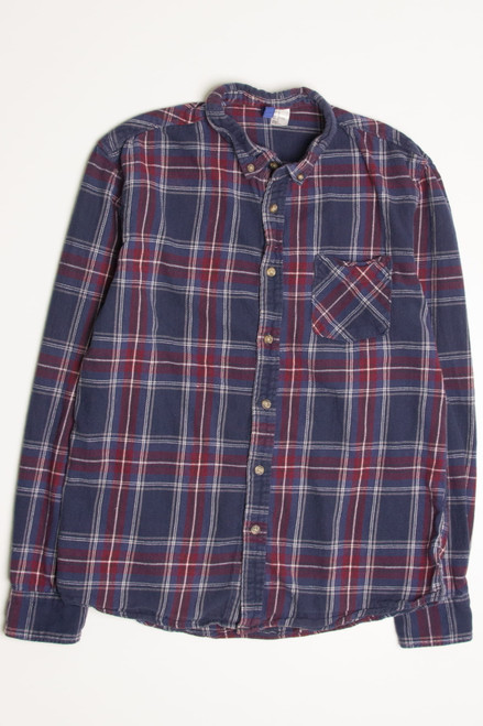 Blue & Red Flannel Shirt 4359