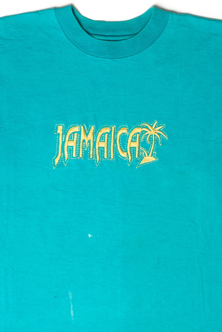 Vintage Embroidered Jamaica T-Shirt (1990s)