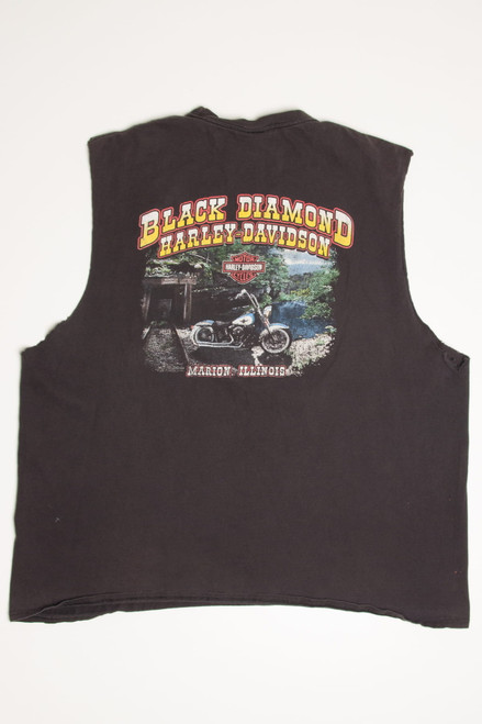 Black Diamond Illinois Harley-Davidson Sleeveless T-Shirt