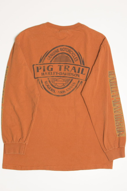 Orange Pig Trail Arkansas Harley-Davidson T-Shirt (2010s)