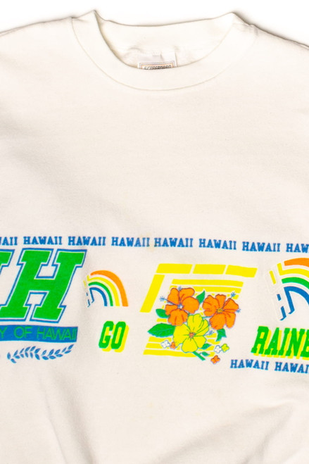 Vintage University Of Hawaii Rainbows Sweatshirt