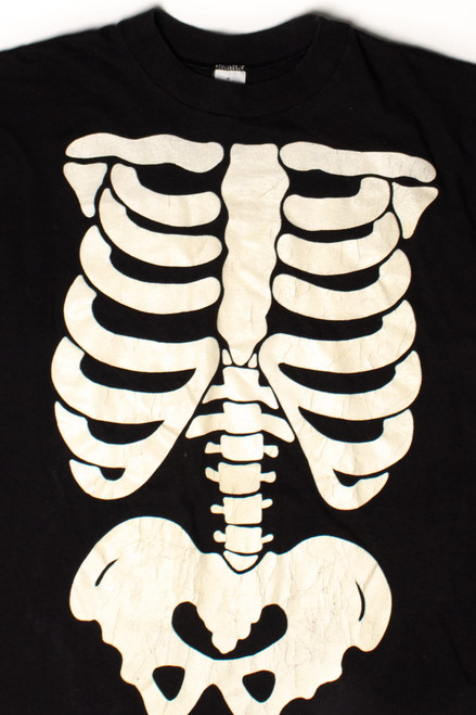 Vintage Hallmark Glow-In-The-Dark Skeleton T-Shirt (1990s)
