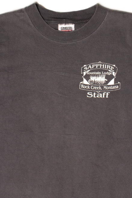 Vintage Sapphire Mountain Lodge Staff T-Shirt (1990s)