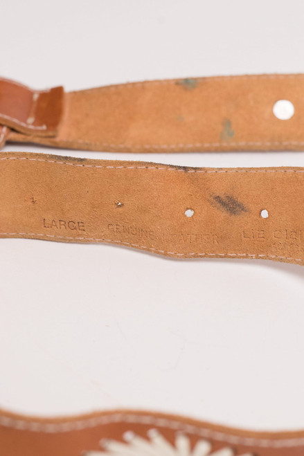 Liz Claiborne Y2K Leather  Buckle Belt