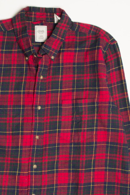 Red Chaps Flannel Shirt 4384