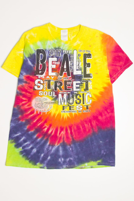 Beale Street Music Fest 2012 Tie Dye T-Shirt