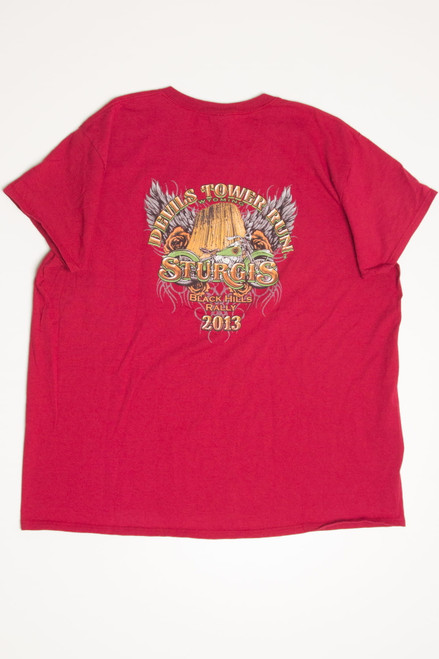 2013 Devils Tower Run Sturgis Black Hills Rally T-Shirt