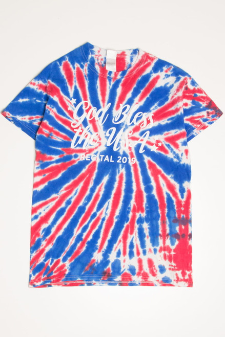 God Bless The USA Dance Recital Tie Dye T-Shirt