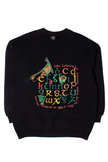 Vintage Celtic Lettering Sweatshirt (1980s)