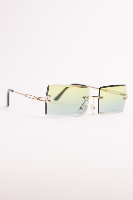 Rimless Square Sunglasses - Flawless Eyewear – Flawless Eyewear