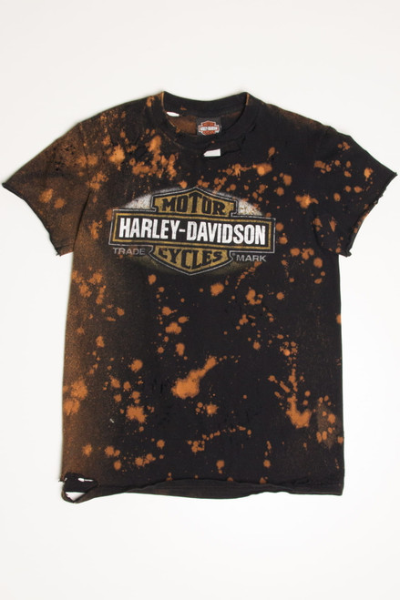 Bleached & Shredded Chicago Harley-Davidson T-Shirt