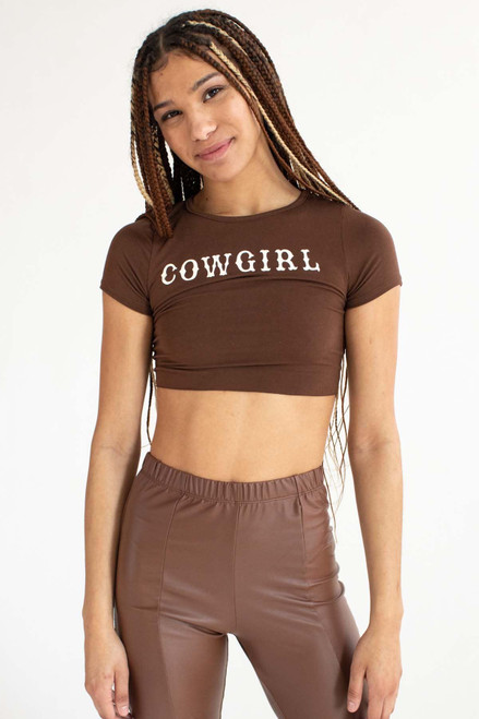 Cowgirl Cropped Tee