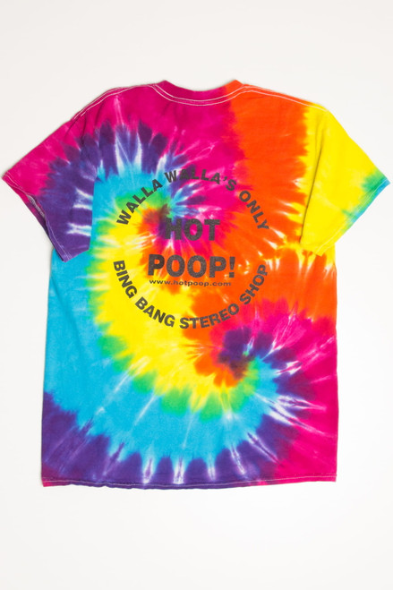 Hot Poop! Bing Bang Stereo Shop Tie Dye T-Shirt