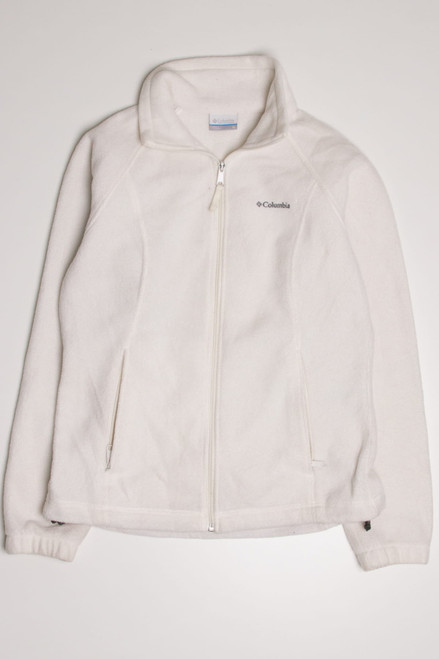 White Columbia Fleece Zip Up Jacket